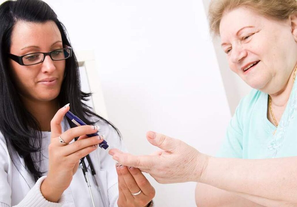 Bloedbemonstering voor diabetes